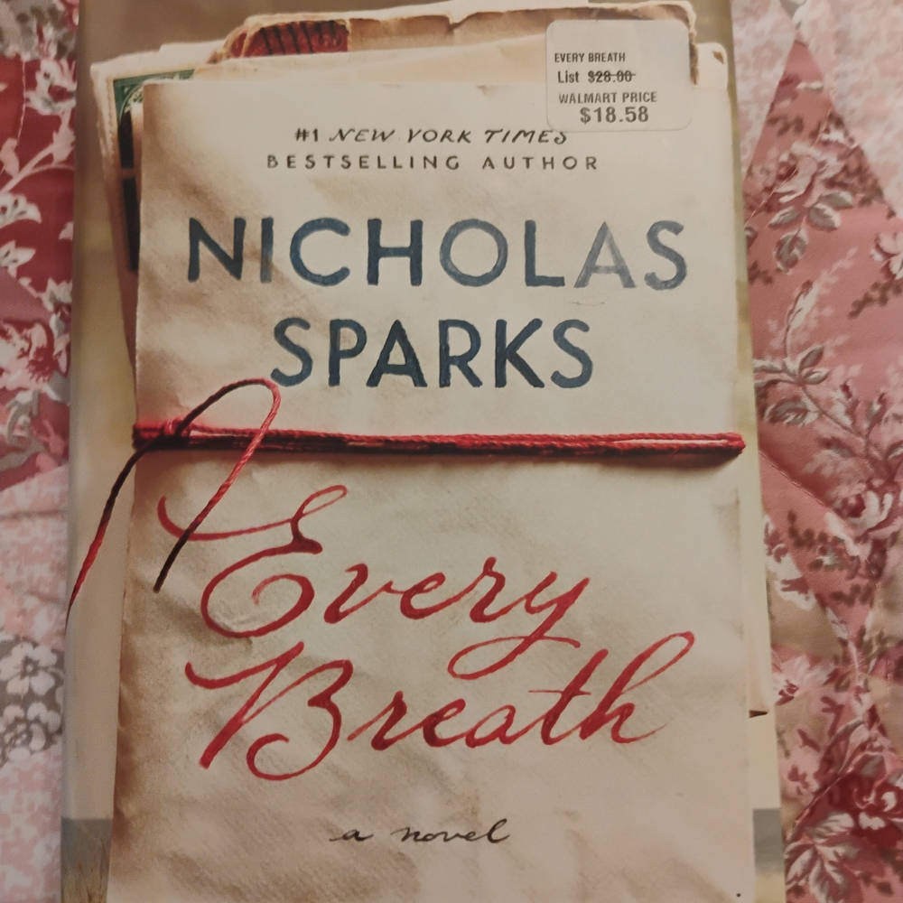 Nicholas Sparks 'Every Breath' Novel